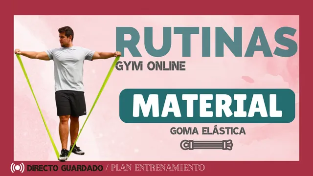 Ejercicios con gomas elásticas en casa